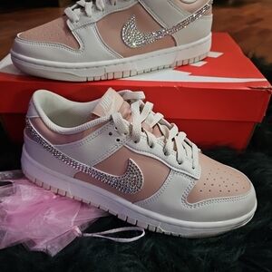 Bling Nike Dunk Low W/Swarovski Crystals